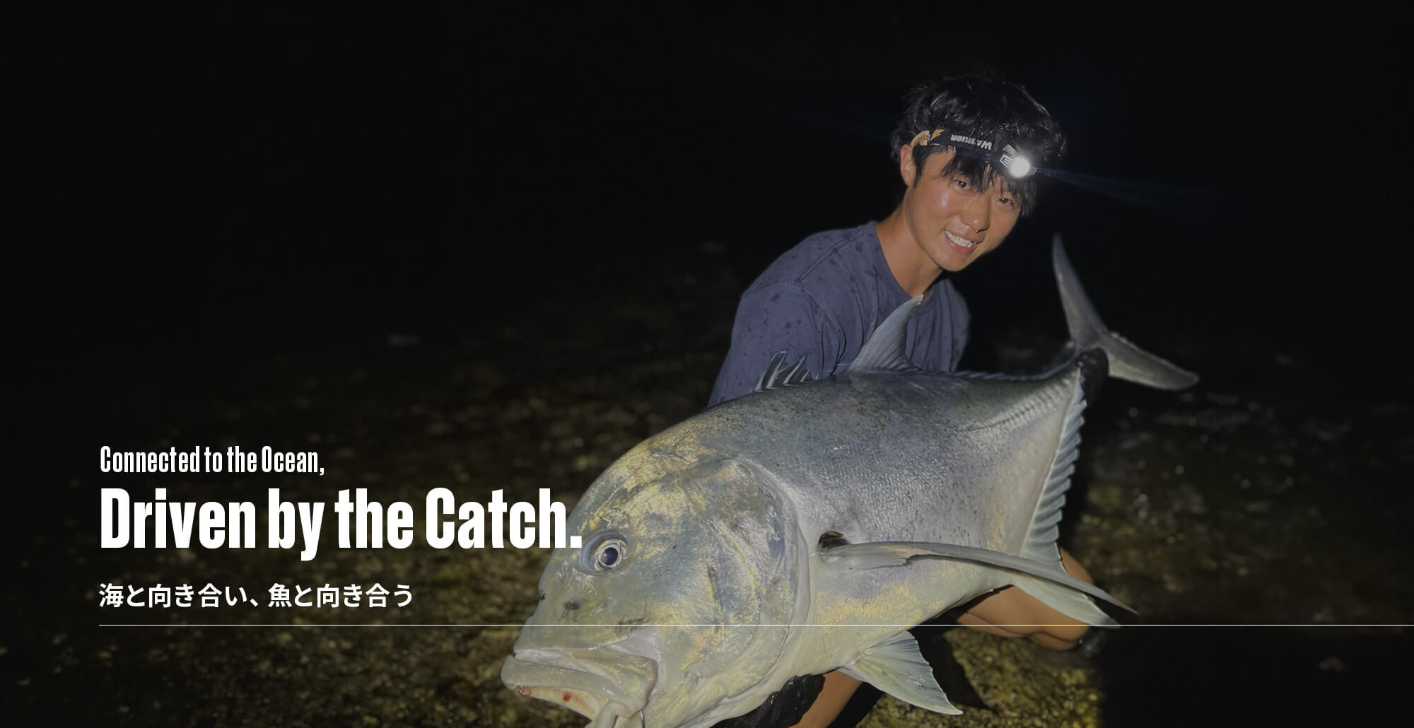 海と向き合い、魚と向き合う Connected to the Ocean. Driven by the Catch.